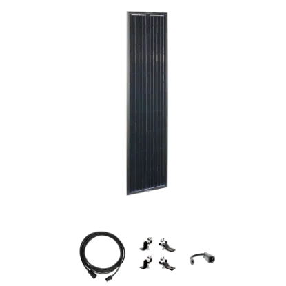 Picture of Zamp Solar Airstream OBSIDIAN SERIES 90 Watt Long Solar Panel Expansion Kit ZSK1010 856204007938