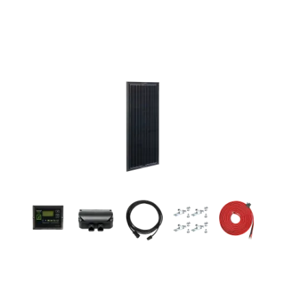 Picture of Zamp Solar OBSIDIAN Series 45 Watt Solar Panel Deluxe Kit  KIT1032 