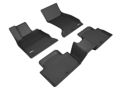 Picture of 3D Mats Floor Liner KA04501509 | All-Weather U-AC Car Mat Set, Black
