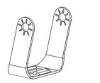 Picture of 58991PK Westin Automotive Driving/ Fog Light Mounting Bracket