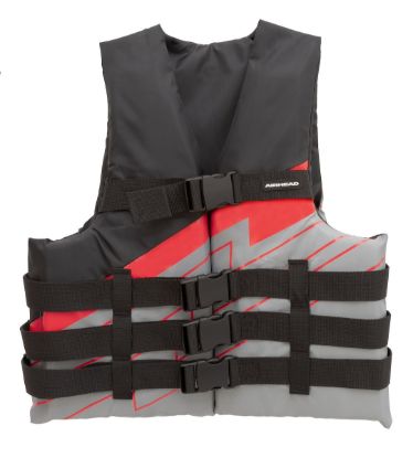Picture of Airhead 3008406ABR PFD Personal Flotation Device Life Jacket â€“ Adult, Coast Guard Approved