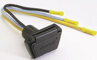 Picture of Attwood 76477 Marine Trolling Motor Power Plug â€“ Heavy Duty 12V Connector