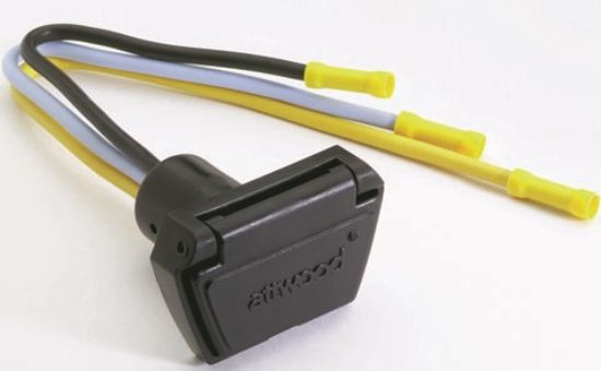 Picture of Attwood 76477 Marine Trolling Motor Power Plug â€“ Heavy Duty 12V Connector