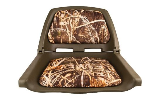 Picture of Attwood 98390GY Marine Boat Seat â€“ Durable Gray Vinyl Folding Seat