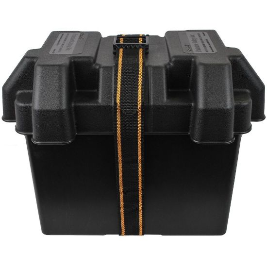 Picture of Attwood Marine Battery Box, Heavy Duty, Fits Group 24 Batteries - 90671