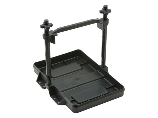 Picture of Attwood Marine Battery Tray 90975 â€“ Heavy-Duty Battery Holder with Mounting Hardware