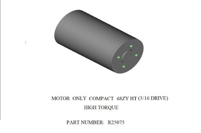 Picture of R25075 BAL RV Slide Out Motor
