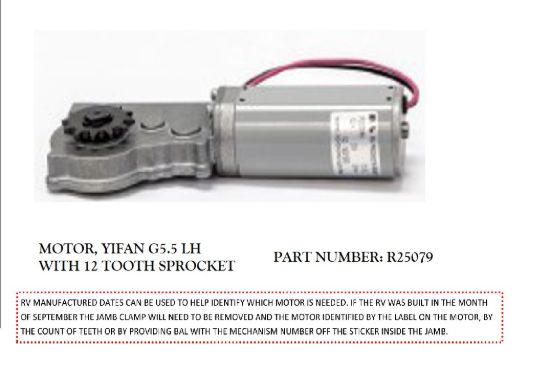 Picture of R25079 BAL RV Slide Out Motor