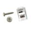 Picture of AP Products  50-Pack White 8 X 3/4" Pan Head/Square Recess Screw 012-PSQ50W 8 X 3/4 20-0816                                  