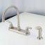 Picture of American Brass  Nickel w/Teapot Handles 8" Kitchen Faucet w/Gooseneck Spout NN801GSN 10-2315                                 