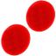 Picture of Bargman  3-3/16" Round Red Stick-On Reflector 74-38-010 69-8422                                                              