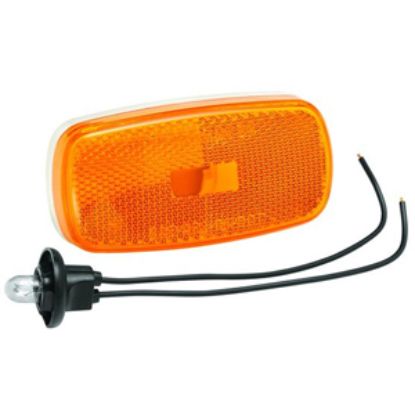 Picture of Bargman 59 Series Amber 4"x2"x1-1/32" Side Marker Light 31-59-002 18-0027                                                    