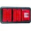 Picture of Bargman 84 Series Red 14-1/16"x6-15/16"x1-1/4" LED Stop/ Tail/ Turn Light 48-84-009 18-0143                                  
