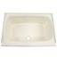 Picture of Better Bath  Parchment 24"x40" Center Drain ABS Standard Bathtub 209385 10-5733                                              