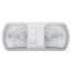 Picture of Brilliant Light (TM)  White w/Double Clear Lens Ceiling Mount Interior Light w/Switch 016-BL3001 18-0127                     