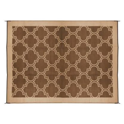 Picture of Camco  6' x 9'  Brown/ Tan Camping Mat 42877 01-0747                                                                         