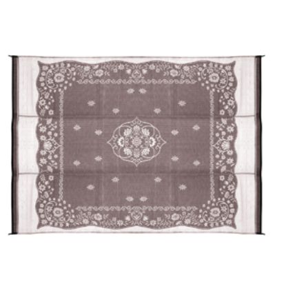 Picture of Camco  9' x 12' Charcoal Oriental Reversible Camping Mat 42853 01-2963                                                       