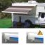 Picture of Carefree Freedom Ocean Blue Vinyl 11' 6"L X 8'Ext Adj Pitch Manual Box Awning 351388E25 00-0967                              
