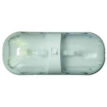 Picture of Command Omega White Double Dome Light 001-902XPB 18-0235                                                                     