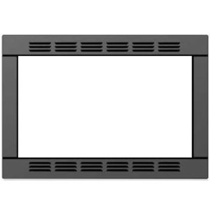 Picture of Contoure  20-1/2"W x 15"H Black Microwave Oven Trim Kit RV-TRIM9B 19-9090                                                    