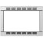Picture of Contoure  20-1/2"W x 15"H Stainless Steel Microwave Oven Trim Kit RV-TRIM9S 19-9194                                          