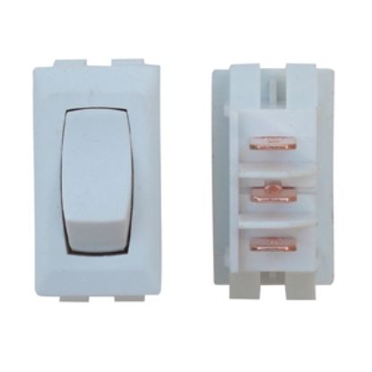 Picture of Diamond Group  1-Piece White SPST Rocker Switch DG41UVP 19-2070                                                              