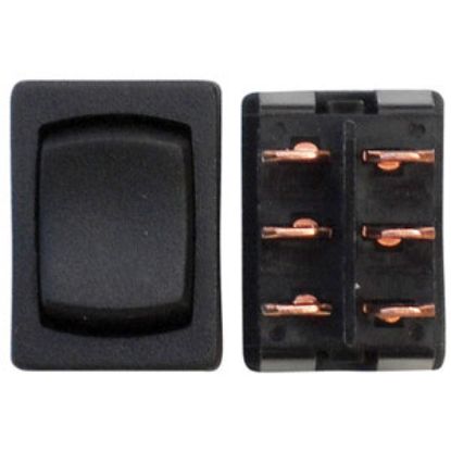 Picture of Diamond Group  3-Bag Black 125V/ 16A DPDT Rocker Switches For Water Pumps DG261PB 69-8852                                    