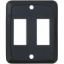 Picture of Diamond Group  3-Pack Black Double Opening Switch Plate Cover DG215PB 69-8865                                                