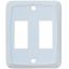 Picture of Diamond Group  3-Pack White Double Opening Switch Plate Cover DG201PB 69-8864                                                