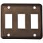 Picture of Diamond Group  Brown Triple Opening Switch Plate Cover DG318VP 69-8870                                                       