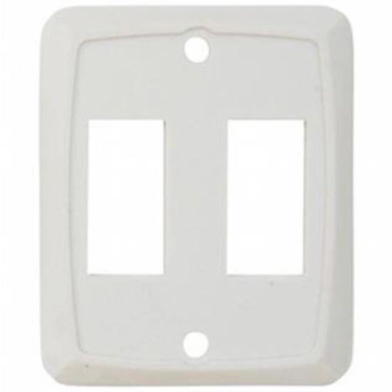 Picture of Diamond Group  Ivory Double Opening Switch Plate Cover DG258VP 19-1988                                                       