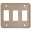 Picture of Diamond Group  Ivory Triple Opening Switch Plate Cover DG358VP 19-0441                                                       