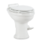 Picture of Dometic 320 Series White 18" Pedal Flush Ceramic Permanent Toilet w/ Hand Sprayer 302320181 12-0026
