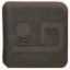 Picture of Draw-Tite  1-1/4" Black D Logo Rubber Hitch Cover 5362 94-0397                                                               