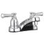 Picture of Dura Faucet  Chrome w/2 Lever Low Arc 4" Lavatory Faucet DF-PL700L-CP 10-1197                                                