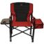 Picture of Faulkner  Burgundy/Black El Capitan Director's Chair w/ Side Tray & Cooler Bag 49582 03-0325                                 