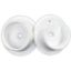 Picture of JR Products  2-Pack Round White Plastic Closet Rod End Bracket 20535 20-1999                                                 