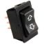 Picture of JR Products  Black 40A/12V 4-Pin Momentary Slide Out Switch 12395 19-2595                                                    