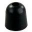 Picture of JR Products  Black Rubber 1" x 1" Screw Mount Door Stop Bumper 11745 20-2035                                                 
