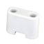 Picture of JR Products  Pol White Plastic 1-1/4"x1-5/8"x5/8" Screw Mount Door Stop Bumper 10685 20-0679                                 