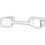 Picture of JR Products  White Plastic 6" Straight Entry Door Holder 10475 20-0709                                                       