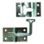 Picture of JR Products  Zinc Finish Metal 90 deg Entry Door Holder 11775 20-0893                                                        