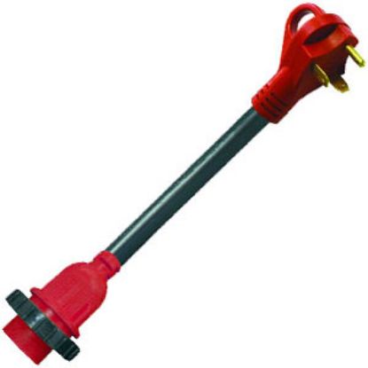 Picture of Mighty Cord  12" 30M/30F Dogbone Power Cord Adapter A10-3030HDVP 19-1778                                                     