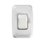 Picture of RV Designer  White SPST Single Rocker Switch w/Bezel for Entry Step S531 19-2478                                             