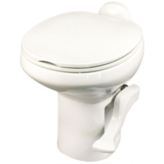 Picture of Thetford Aqua Magic (R) Style II Aqua Magic Style II Bone High Profile Permanent Toilet w/ Water Saver 42064 12-0437         
