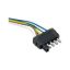 Picture of Tow-Ready  5-Way Flat Trailer End Trailer Connector w/48" Wire Lead 118017 55-7195                                           