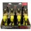 Picture of Trail FX  4-Pack 1" x 15' Yellow Ratchet Tie Down Strap w/S-Hook A11043Y 25-6842                                             
