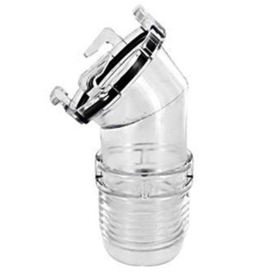 Picture of Valterra Clearview 45Deg Threaded Adapter Sewer Hose Connector F02-3111 11-0428                                              