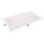 Picture of Icon  4"H Bubble Dome Rectangular Clear PC Skylight w/18" X 34" Flange 01848 22-0014                                         