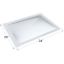 Picture of Icon  4"H Bubble Dome White Polycarbonate Skylight w/26" X 34"Flange 01859 22-0020                                           